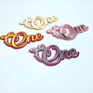 Decoraciones acrílicas para pastel de primer cumpleaños de bebé con temática de miel y dulzura, set de decoración para fiesta. - Product Image 4