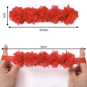 Flor corona bebé diademas venta al por mayor nuevo estilo de moda recién nacido floral cumpleaños diademas - Product Image 1