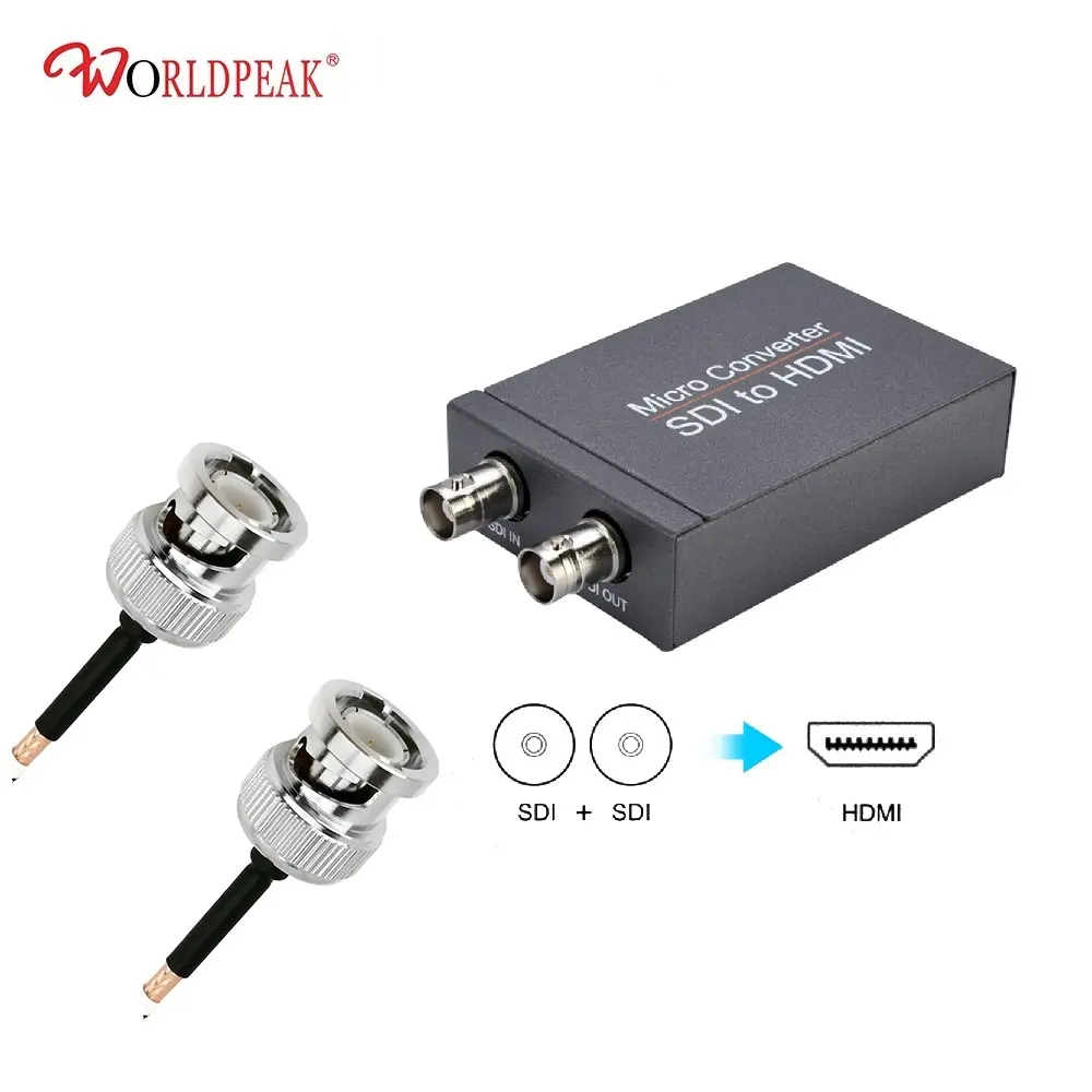 Cáp BNC Đực Sang BNC Đực HD SDI Ăng Ten Dỗ Đồng Trục RF RG316 Bộ Chuyển Đổi Đầu Nối BNC 50 Ohm