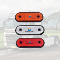 Nouveaux systèmes de feux de position latéraux universels pour camions 12/24V, clignotants LED, 20 LED, feux latéraux arrière pour camion remorque