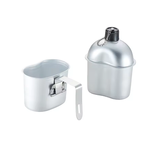 Bouilloire portable en acier inoxydable HKSF pour étudiants, mini-tasses et récipients avec poignées pliables pour les activités de plein air. - Product Image 4