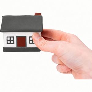 Juguete Antiestrés de Espuma PU Suave con Forma de Mini Casa y Logotipo Personalizado para Promoción de Hipotecas - Product Image 5
