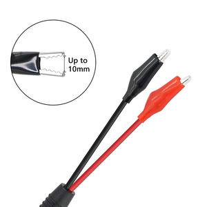 Cavo di Alimentazione 12V DC Maschio 2.1mmx5.5mm a Clip a Coccodrillo, Connettori 24AWG PVC per Telecamere di Sicurezza CCTV Elettroniche e Illuminazione - Product Image 6