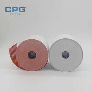 Rollo de Papel Térmico para Caja Registradora de Doble Cara, 57x50mm, 55gsm, para Sistema POS Portátil, Terminal Bancario, Venta al Por Mayor del Fabricante - Product Image 1