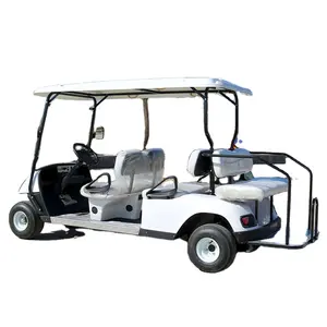 中国工厂供应个性化电动球杆车高尔夫球车4 + 2座椅出售