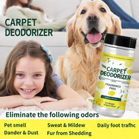 Poudre désodorisante sans parfum pour chien, chat, lapin, petits animaux, détachant, nettoyage des surfaces domestiques, tapis, moquette
