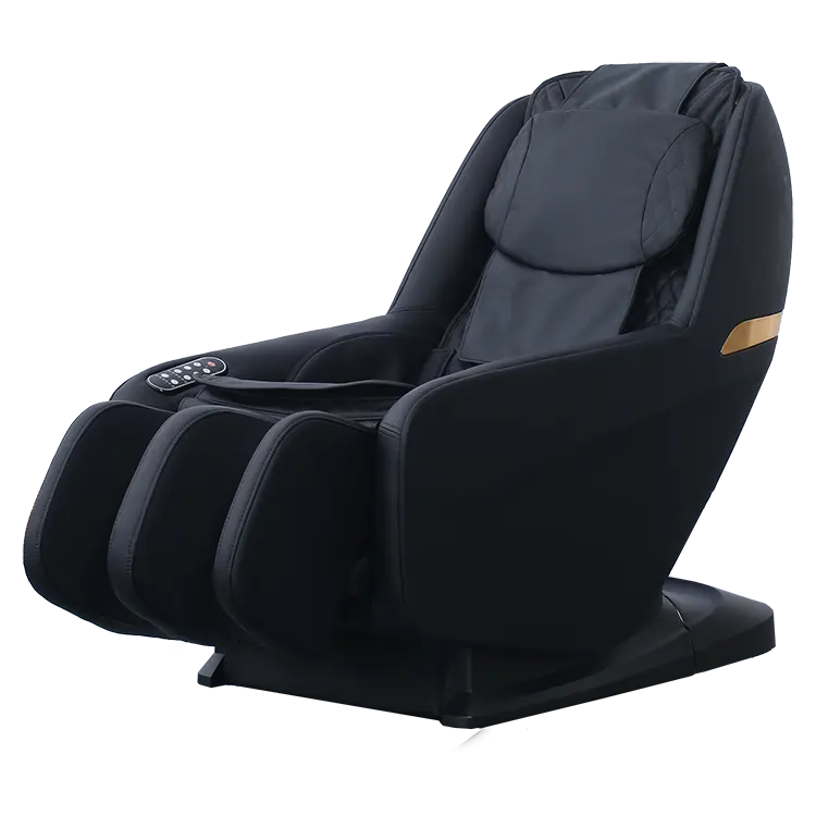 Chaise de Massage électrique noir en cuir PU, fauteuil de Massage électrique inclinable pour tout le corps