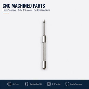 Puntali di Prova Elettronici in Acciaio Inossidabile Lavorati a CNC di Precisione OEM Personalizzati, Pogo Pin a Molla ICT FCT, Componenti Metallici Lavorati - Product Image 1