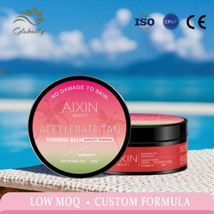 Bálsamo Bronceador <span class=keywords><strong>de</strong></span> Sandía, Crema Aceleradora del Bronceado sin Sol para Hombres y Mujeres, Bronceador Corporal Hidratante con Manteca <span class=keywords><strong>de</strong></span> Cacao, Bronceado Natural - Product Image 1