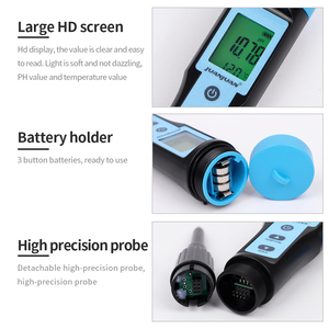 Nieuw Ontwerp YY-1030 Digitaal Display Elektronische Draagbare Ph Meter Baby Complementair Voedsel Ph Tester Kaas Cosmetica Ph Tester - Product Image 4