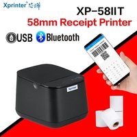 Imprimante thermique 58 mm pour reçus, étiquettes et points de vente, compatible avec les téléphones Android, papier thermique en stock