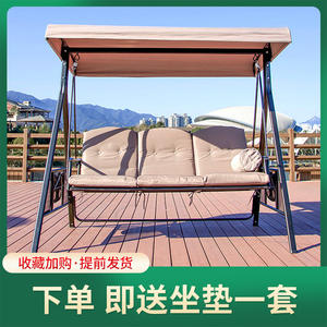 Chaise suspendue double pour l'extérieur, fauteuil suspendu pour balcon, salon de jardin, <span class=keywords><strong>hamac</strong></span> de loisirs pour enfants, mobilier d'extérieur général - Product Image 2