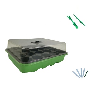 Plateau de semis en <span class=keywords><strong>plastique</strong></span> à 20 cellules avec couvercle en PVC pour boîte de culture de jardin - Product Image 1