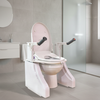 Siège de toilette électrique réglable en hauteur pour la réadaptation et la thérapie