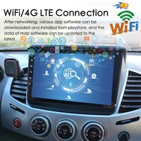 Radio Estéreo para Auto con GPS, DSP, Android 2DIN, Control por Voz con IA, CarPlay, USB, para Mitsubishi Pajero Sport 2 L200, Citroën C-Crosser 1
