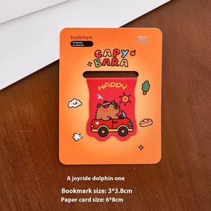 Marque-page magnétique en forme <span class=keywords><strong>de</strong></span> capybara mignon, clip <span class=keywords><strong>de</strong></span> page <span class=keywords><strong>de</strong></span> <span class=keywords><strong>livre</strong></span> en papier, papeterie avec aimants pour marque-pages promotionnels - Product Image 6