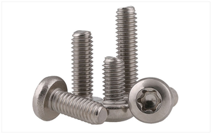 สกรูหัวจานแบบ Torx รุ่น <span class=keywords><strong>Heng</strong></span> <span class=keywords><strong>Tai</strong></span> GB2672 316 304 ขนาด 6*8-6*100 พร้อมร่องกันขโมยแบบ Plum ผลิตจากเหล็กกล้าไร้สนิมความแข็งแรงสูง มาตรฐานเมตริก 8.8 - Product Image 5