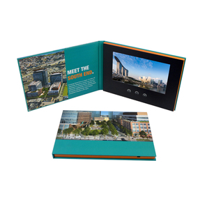 numérique carte de voeux de livre dossier mailer vidéo brochure carte de visite avec lcd pour invitation/publicité - Product Image 1