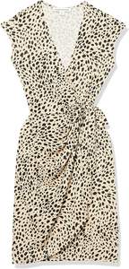 Essentials-Cape classique pour femmes, manches enveloppantes, col en V, mousseline de soie unie, coupe skinny, souple, compacte, poids moyen, antistatique et flatteur - Product Image 6