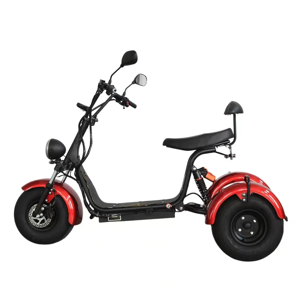 Basit operasyon 60v 1000w kartal elektrikli scooter citycoco yağ lastik elektrikli citycoco scooter