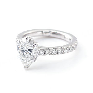 Anillos de Diamantes de Oro de 14k, Anillos de Compromiso y Matrimonio con Diamantes Cultivados en Laboratorio, Joyería de Diamantes para Mujer, Joyería de Matrimonio - Product Image 3