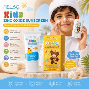<span class=keywords><strong>Protector</strong></span> <span class=keywords><strong>Solar</strong></span> de Amplio Espectro para Bebés y Niños, SPF 50, Crema con Óxido de Zinc y Centella Asiática, Calmante para Piel Sensible Infantil, OEM ODM - Product Image 1