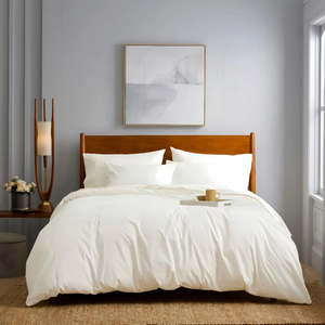 Bán buôn 3D sợi nhỏ bedding <span class=keywords><strong>Set</strong></span> Trắng khách sạn Bộ sưu tập nữ hoàng tấm ga trải giường với vỏ gối mùa thu 4 cái cho khách sạn - Product Image 3