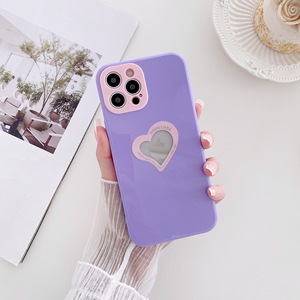 Funda <span class=keywords><strong>de</strong></span> corazón suave brillante para <span class=keywords><strong>iPhone</strong></span> <span class=keywords><strong>13</strong></span>, 2021, Color puro, amortiguador, para <span class=keywords><strong>iPhone</strong></span> <span class=keywords><strong>13</strong></span> <span class=keywords><strong>Pro</strong></span>, gran oferta, 2021 - Product Image 2