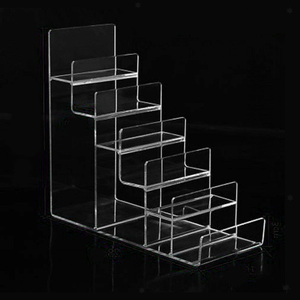 Support de présentation à plusieurs niveaux en acrylique hautement transparent, étagère de comptoir à 8/<span class=keywords><strong>9</strong></span> niveaux pour maquillage, parfums et magasins de détail - Product Image 4