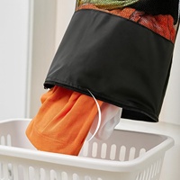 Panier à linge mural en forme de panier de basket pour accrocher au portillon de porte, panier de rangement pour vêtements sales pour chambre à coucher