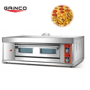 Commercial catering equipment ss 2 decks natural gas mini maker toaster &pizza oven