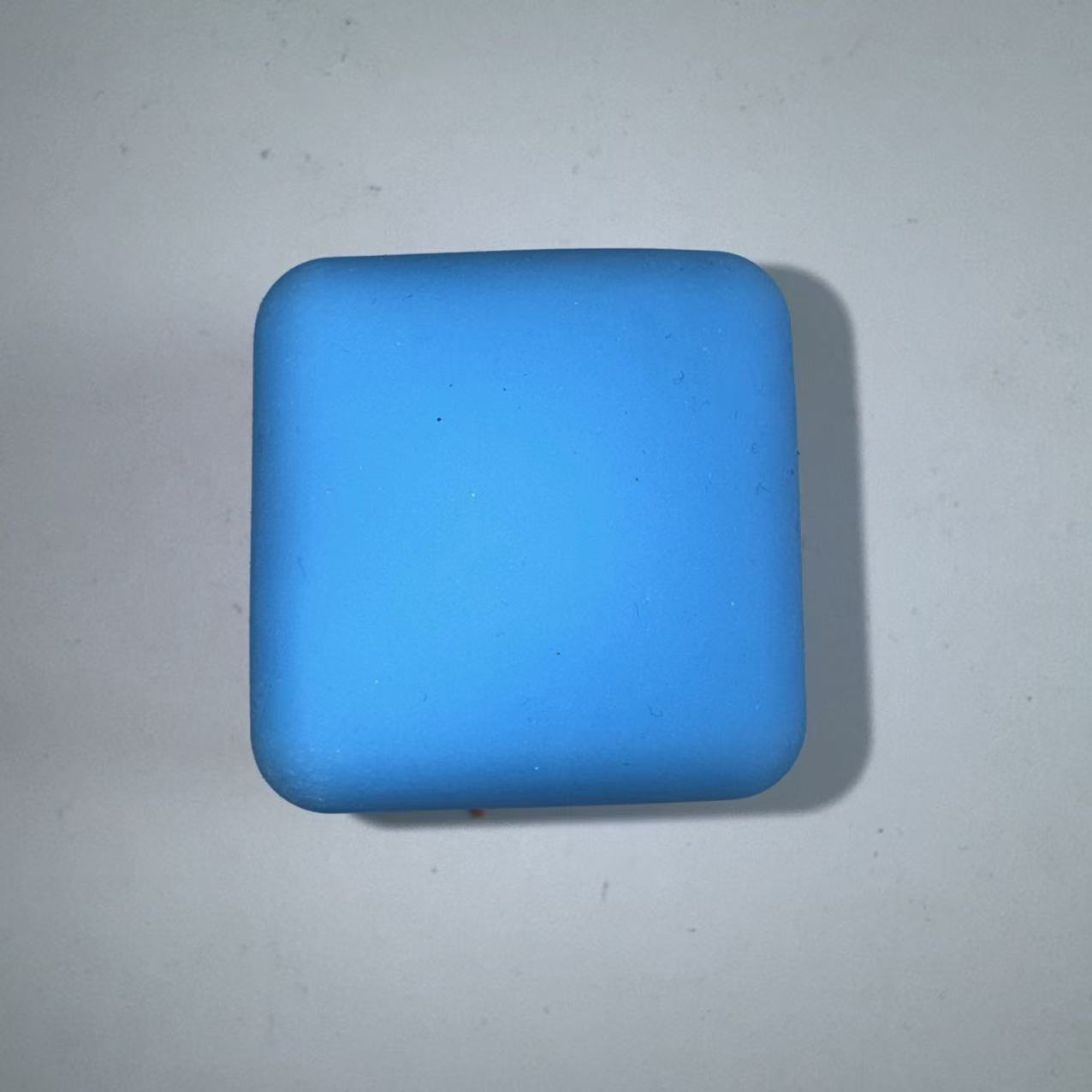 Cube de farine compressible - bleu clair - 5 cm