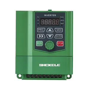 Wand Gemonteerde Waterpomp Inverter Schakelkast 220V 3 Fase Vfd 0.75kw Met Oem Functie Schakelaar