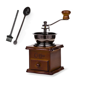 <span class=keywords><strong>Moulin</strong></span> en bois de style <span class=keywords><strong>vintage</strong></span> <span class=keywords><strong>Moulin</strong></span> à café à rouleaux en fonte antique <span class=keywords><strong>Moulin</strong></span> à café manuel à manivelle - Product Image 5