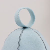 Chapeau de sauna 100% laine, directement de l'usine, épaisseur 2-4 mm, isolation thermique pour le yoga et la bain de vapeur