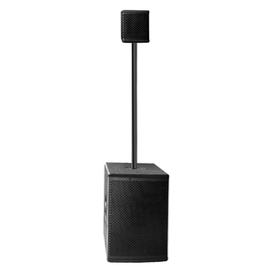 Système de haut-parleurs portables en bois pour l'extérieur, de qualité professionnelle |   Subwoofer <span class=keywords><strong>10</strong></span>'' avec 2 enceintes satellite 4'' pour événements en direct - Product Image 2
