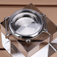 Boîtier de montre de plongée minimaliste en acier inoxydable 40 mm avec verre saphir et cadran de 33-33,8 mm pour mouvements Seiko ETA 2824