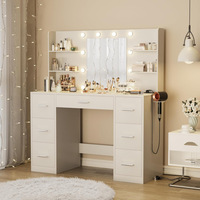 Table de maquillage multifonctionnelle de style planche, design moderne et simple, en MDF, pour chambre à coucher, très vendue, pour le commerce extérieur transfrontalier
