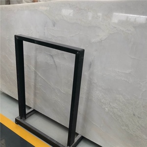 Venta caliente Natural Cary hielo Jade mármol blanco puro losa de piedra para la pared y pavimentos - Product Image 5