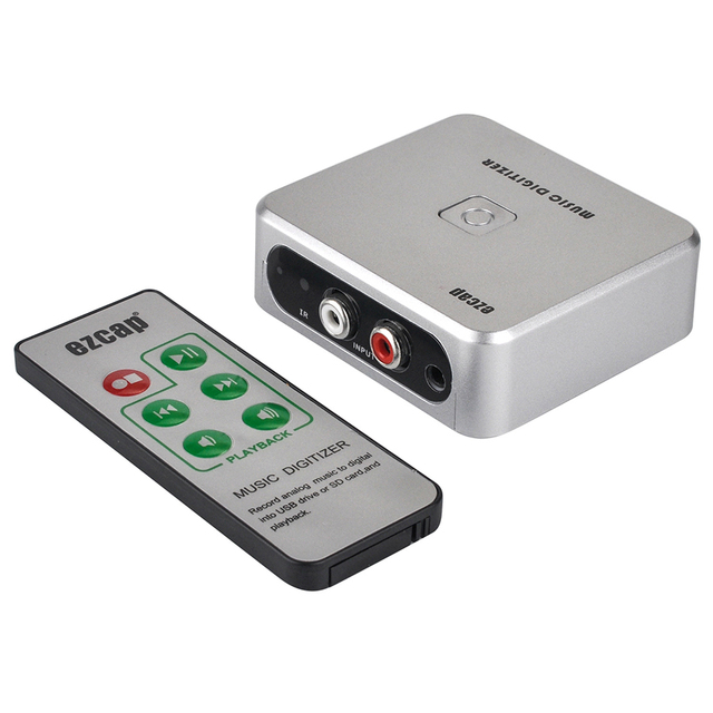 Ezcap241 USB Music Digitizer Remote Audio Capture Cassette Tapes to MP3 Converter PC Audio Recording Consumer Electronics