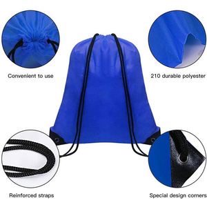 Wholesale Waterproof Colorful Polyester <b>String</b> <b>Bag</b> for Outdoor Sports - Product Image 3