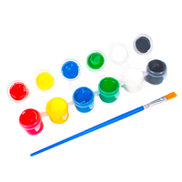 Ensemble de pigments Gouache 12 couleurs 3ml Pigment aquarelle d'art monobloc avec sac Opp pour papier et toile peinture cadeau parfait
