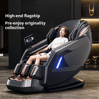 Sillón de Masaje Spa de Lujo Inteligente Eléctrico 4D de Gravedad Cero 2025 C126 con Riel SL, Masaje Shiatsu de Cuerpo Completo, Estiramiento Tailandés, Presión de Aire y Portátil