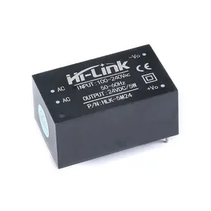 Hi-Link nuevo Original AC DC Low Ripple pequeño módulo de potencia 220V a 24V 5W interruptor de hogar inteligente Hailingco 5M24 HLK-5M24