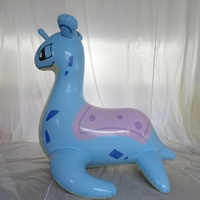 Ballon d'exercice gonflable Dragon mignon personnalisé en PVC, taille 100 cm, pour usage extérieur, idéal pour les enfants - Nouveauté 2026, Vente Flash Usine