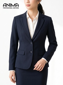Traje de Dos Piezas Premium ANIMA para Mujer, Corte Clásico, Absorbe la Humedad, Ropa Formal para Reuniones de Oficina, Diseño a Medida de Fábrica - Product Image 3