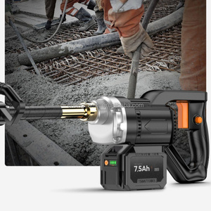 Outil de nivellement du <span class=keywords><strong>béton</strong></span> portable industriel, vibrateur <span class=keywords><strong>à</strong></span> <span class=keywords><strong>béton</strong></span> professionnel de qualité professionnelle, alimenté par <span class=keywords><strong>batterie</strong></span>, 900 W - Product Image 4