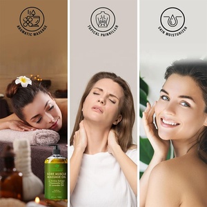 Huile de massage corporelle de haute qualité en gros pour la relaxation musculaire, huiles essentielles à marque privée, huile de massage anti-<span class=keywords><strong>cellulite</strong></span> pour hommes, <span class=keywords><strong>soins</strong></span> corporels - Product Image 3