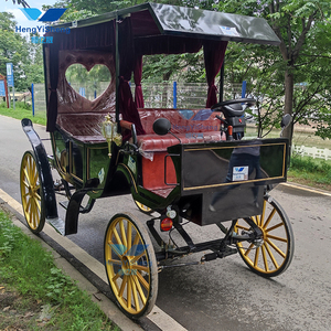 Charrettes à chevaux électriques vintage pour le tourisme, chariots de mariage, charrettes de promenade à chevaux Victoria à vendre - Product Image 1