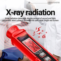 ANENG GN902 Detektor Radiasi Elektromagnetik Portabel LCD Alarm Cahaya Pengukur Suhu Dosimeter dengan Resolusi V/m